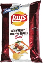 Lay's Bacon Wrapped Jalapeño Popper Duet