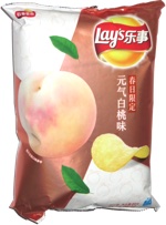 Lay's Spring Limited Edition Vitality and White Peach Flavor