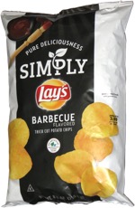 Simply Lay's Barbecue Flavored Thick Cut Potato Chips