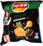 Lay's Spicy! Roasted Seaweed