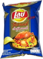 Lay's Thai Taste Crab Curry