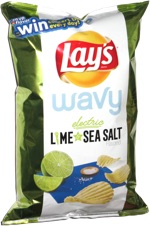 Lay's Wavy Electric Lime & Sea Salt