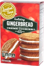 Limited Time Originals Holiday Gingerbread Creme Cookies