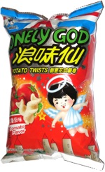 Want Want Lonely God Potato Twists Tomato Flavor