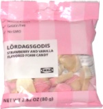 Lördagsgodis Strawberry and Vanilla Flavored Foam Candy