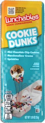 Lunchables Cookie Dunks