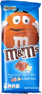 M&M's Milk Chocolate Bar with Minis & Crisp Rice