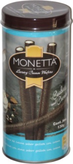 Monetta Luxury Cream Wafers Cookies and Cream Style