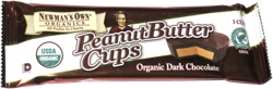 Newman's Own Organics Peanut Butter Cups Organic Dark Chocolate
