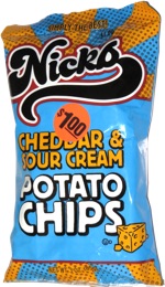 Nicks Cheddar & Sour Cream Potato Chips