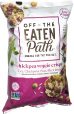 Off the Eaten Path Chickpea Veggie Crisps Rice, Chickpeas, Peas, Black Beans
