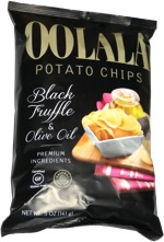 Oolala Potato Chips Black Truffle & Olive Oil