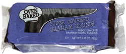 Oven Baked Fudge Covered Graham Rounds