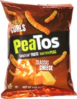 PeaTos Crunchy Curls Classic Cheese