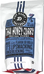 Pop Daddy Pretzels Thai Honey Curry Pretzel Sticks