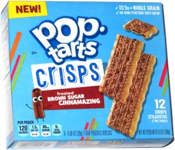 Pop-Tarts Crisps Frosted Brown Sugar Cinnamazing