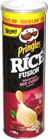 Pringles Rice Fusion Malaysian Red Curry