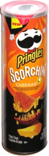 Pringles Scorchin' Cheddar