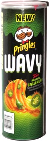 Pringles Wavy Fire Roasted Jalapeño