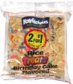 Raylicious Rice Treats Birthday Cake Flavored