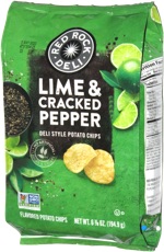Red Rock Deli Lime & Cracked Pepper Deli Style Potato Chips