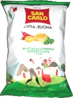 San Carlo la Vita è Buona Mint & Chili Pepper Potato Chips