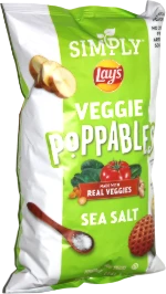 Simply Lay's Veggie Poppables Sea Salt