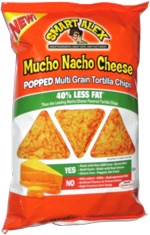 Smart Alex Mucho Nacho Cheese Popped Multi Grain Tortilla Chips