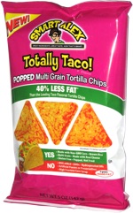 Smart Alex Totally Taco! Popped Multi Grain Tortilla Chips