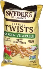 Snyder's of Hanover Braided Twists Garden Vegetable