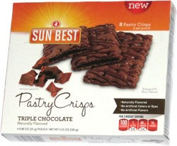 Sun Best Pastry Crisps Triple Chocolate