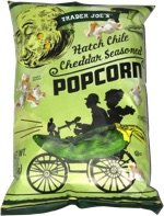 Trader Joe's Hatch Chile Cheddar Seasoned Popcorn