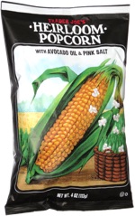 Trader Joe's Heirloom Popcorn with Avocado Oil & Pink Salt