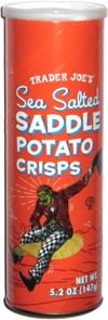 Trader Joe's Sea Salted Saddle Potato Crisps