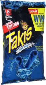 Our snackers review Takis Blue Heat! 