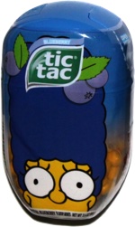 Tic Tac Marge Simpson Blueberry Flavor