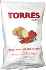 Torres Selecta De La Vera Smoked Paprika Hot Premium Potato Chips