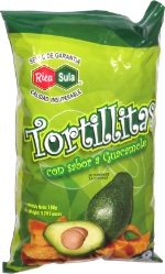Tortillitas con sabor a Guacamole