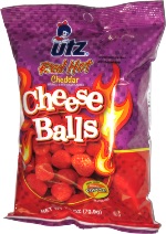 Utz Red Hot Cheddar Cheese Balls