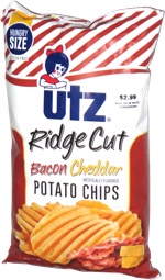 Utz Ridge Cut Bacon Cheddar Potato Chips