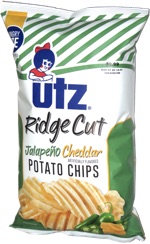 Utz Ridge Cut Jalapeño Cheddar Potato Chips