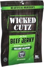 Wicked Cutz Beef Jerky Volcanic Jalapeno