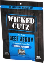 Wicked Cutz Beef Jerky Original Peppered
