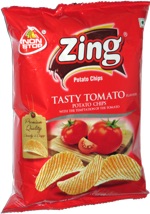 Non Stop Zing Tasty Tomato Potato Chips