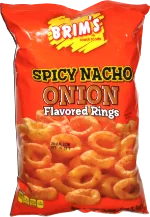 Brim's Spicy Nacho Onion Flavored Rings