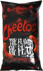 Cheetos The Flavor of Fear Sweet Phantom Heat Puffs