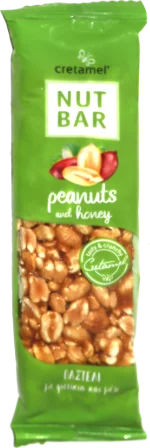 Cretamel Nut Bar Peanuts with Honey