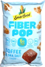 Smartfood Fiber Pop Toffee & Sea Salt