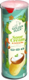 The Golden Duck Co. Sour Cream & Sriracha Gourmet Spiced Potato Crisps
