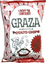 Graza Homestyle Potato Chips Hot 'n Sweet